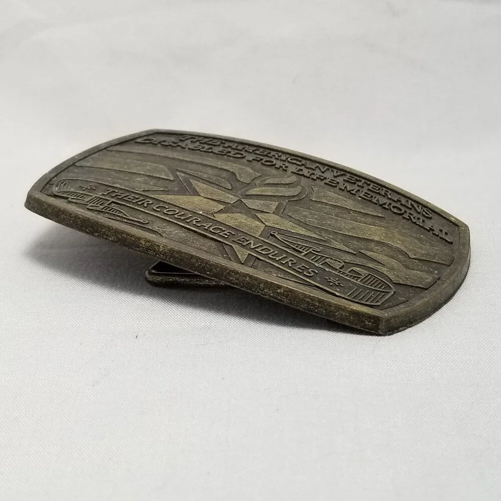 American Veterans Disabled for Life‎ Memorial Belt Buckle 2007 Sponsor